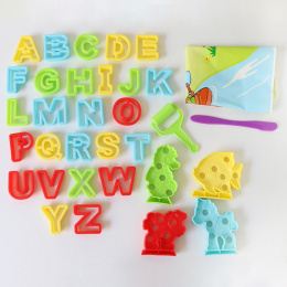 Easydò gluten free clay ABC-set in the group Kids / Kids' Paint & Crafts / Modelling Clay for Kids / Play-dough at Pen Store (132145)