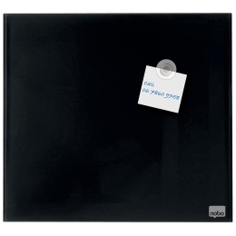 Glass board Nobo 45x45 cm Black in the group Hobby & Creativity / Organize / Home Office at Pen Store (132256)