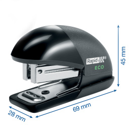 Eco Mini Stapler Black in the group Hobby & Creativity / Organize / Home Office at Pen Store (132260)