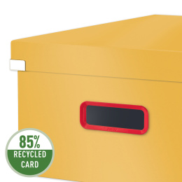 Storage box Click&Store Large Yellow in the group Hobby & Creativity / Organize / Storage at Pen Store (132282)