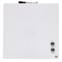 Magnetic whiteboard Mini 36x36 cm White in the group Hobby & Creativity / Organize / Home Office at Pen Store (132349)