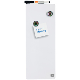 Magnetic whiteboard Mini 14x36 cm White in the group Hobby & Creativity / Organize / Home Office at Pen Store (132350)