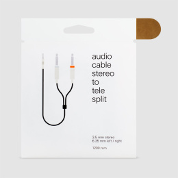 Field Textile audio cabel 3.5mm to 2x 6.35mm in the group Studio/Workspace /  /  at Pen Store (132392)