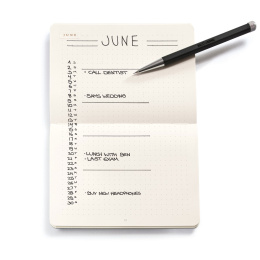 Bullet Journal Pocket 3 pcs Black in the group Paper & Pads / Note & Memo / Writing & Memo Pads at Pen Store (132551)