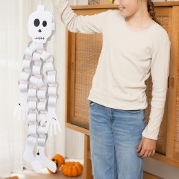 Mini DIY kit paper decoration Skeleton (5 years+) in the group Hobby & Creativity / Holidays and seasons / Halloween at Pen Store (132625)