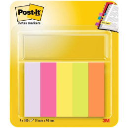 Post-it Index Tabs 15x50 5 colours in the group Paper & Pads / Note & Memo / Post-it and notepads at Pen Store (132699)