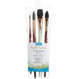 Neptune Synthetic brush Mc Professionnel 4-set in the group Art Supplies / Brushes / Watercolour Brushes at Pen Store (132782)