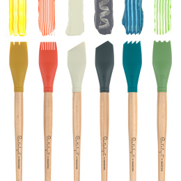Catalyst Silicone Blade Long Handle No 5 30 mm Orange in the group Art Supplies / Studio / Palette Knives at Pen Store (132798)
