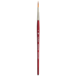 Velvetouch Synthetic Brush short handle Long Rund St 4 in the group Art Supplies / Brushes / Acrylic Brushes at Pen Store (132845)