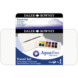 Watercolour Travel set 12  ½ -Half pans  in the group Art Supplies / Artist colours / Watercolour Paint at Pen Store (132936)