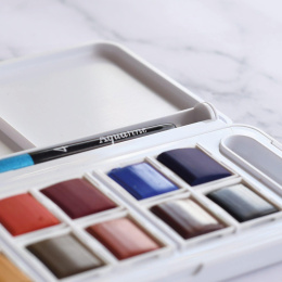 Watercolour Travel set 12  ½ -Half pans  in the group Art Supplies / Artist colours / Watercolour Paint / Watercolour pans at Pen Store (132936)