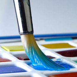 Watercolour Travel set 24  ½ -Half pans  in the group Art Supplies / Artist colours / Watercolour Paint / Watercolour pans at Pen Store (132939)