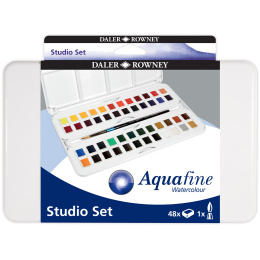 Watercolour Studio 48  ½ -Half pans  in the group Art Supplies / Artist colours / Watercolour Paint at Pen Store (132940)