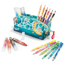 Filled pencil case 24 pieces (2 years+) in the group Kids / Kids' Pens / Pencil case for kids / Filled pencil cases at Pen Store (133054)