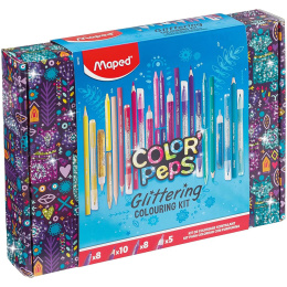 Color'Peps Glittering Colouring kit 31 pcs in the group Kids / Kids' Pens / Colouring Pencils for Kids at Pen Store (133075)