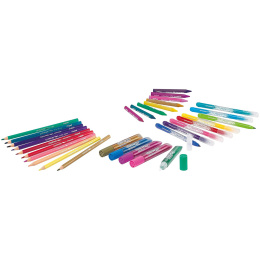 Color'Peps Glittering Colouring kit 31 pcs in the group Kids / Kids' Pens / Colouring Pencils for Kids at Pen Store (133075)