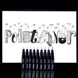 Pointliner Set of 8 in the group Pens / Writing / Fineliners at Pen Store (133077)