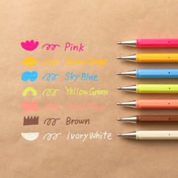 Mattehop Gel Roller Pen Sweet Colours Pack of 7 in the group Pens / Writing / Gel Pens at Pen Store (133080)