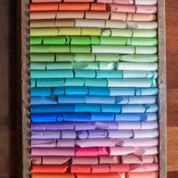 Soft Pastels Wood Box 204-set in the group Art Supplies / Artist colours / Pastels / Soft pastels at Pen Store (133646)