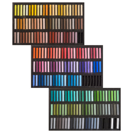 Soft Pastels Wood Box 204-set in the group Art Supplies / Artist colours / Pastels / Soft pastels at Pen Store (133646)