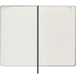 12M Daily Calendar 2025 Hardcover Large Black in the group Paper & Pads / Planners / 12-Month Planners at Pen Store (133761)