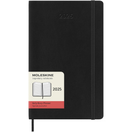 12M Daily Calendar 2025 Softcover Large Black in the group Paper & Pads / Planners / 12-Month Planners at Pen Store (133762)