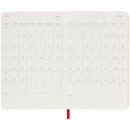 12M Daily Calendar 2025 Hardcover Large Red in the group Paper & Pads / Planners / 12-Month Planners at Pen Store (133764)