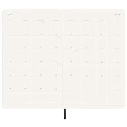 12M Monthly Calendar 2025 Softcover Large Black in the group Paper & Pads / Planners / 12-Month Planners at Pen Store (133777)