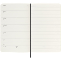 12M Weekly Notebook 2025 Hardcover Large Black in the group Paper & Pads / Planners / 12-Month Planners at Pen Store (133792)