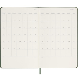 12M Weekly Notebook Softcover 2025 Pocket Myrtle Green in the group Paper & Pads / Planners / 12-Month Planners at Pen Store (133803)