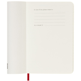 12M Weekly Notebook Hardcover 2025 Pocket Red in the group Paper & Pads / Planners / 12-Month Planners at Pen Store (133805)