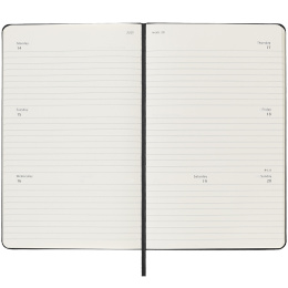 12M Weekly Planner Vertical Hardcover 2025 Pocket Black in the group Paper & Pads / Planners / 12-Month Planners at Pen Store (133813)