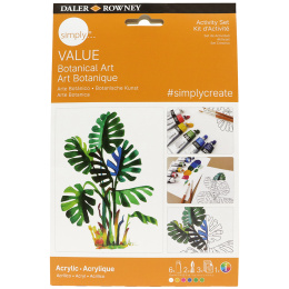 Simply Painting plants with acrylic paint step-by-step in the group Art Supplies / Artist colours / Acrylic Paint at Pen Store (133866)