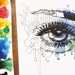 Simply Painting eyes with watercolours step-by-step in the group Art Supplies / Artist colours / Watercolour Paint at Pen Store (133868)