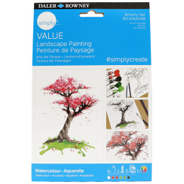 Simply Painting landscapes with watercolours step-by-step in the group Art Supplies / Artist colours / Watercolour Paint at Pen Store (133870)