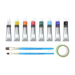 Simply Discover masking step-by-step in the group Art Supplies / Artist colours / Gouache at Pen Store (133872)