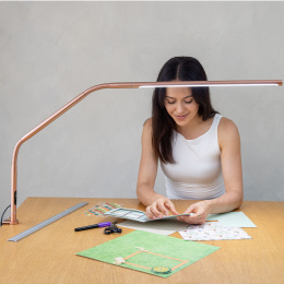 Slimline 4 Table Lamp Rose Gold in the group Hobby & Creativity / Hobby Accessories / Artist Lamps at Pen Store (134058)