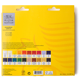 Galeria Acrylic 20x12ml in the group Art Supplies / Artist colours / Acrylic Paint at Pen Store (134079)