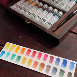 Horadam Aquarell Wooden Box 24x15 ml in the group Art Supplies / Artist colours / Watercolour Paint at Pen Store (134340)