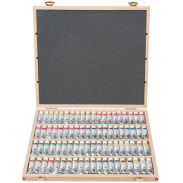 Horadam Aquarell Wooden Box 80x5 ml in the group Art Supplies / Artist colours / Watercolour Paint at Pen Store (134341)