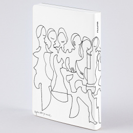 Notebook Graphic S - Friends by Myriam Beltz in the group Paper & Pads / Note & Memo / Notebooks & Journals at Pen Store (134357)