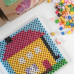 BioBeads Pegboard Midi Square 9x9 cm in the group Kids / Fun and learning / Tube beads and pegboards / Pegboard at Pen Store (134405)