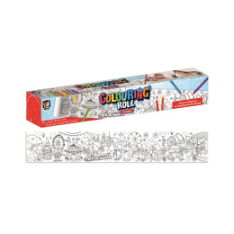 Colouring roll + pens Funfair 2,5 m in the group Kids / Fun and learning / Activity & Colouring Books at Pen Store (134421)