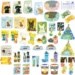 Hako Stickers Dog Supply in the group Hobby & Creativity / Create / Stickers at Pen Store (134451)