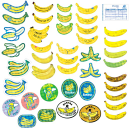 Hako Stickers Bananas in the group Hobby & Creativity / Create / Stickers at Pen Store (134459)