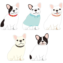 French Bulldog Memo in the group Paper & Pads / Note & Memo / Post-it and notepads at Pen Store (134519)