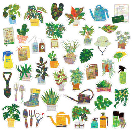 Hako Stickers Green Market in the group Hobby & Creativity / Create / Stickers at Pen Store (134533)