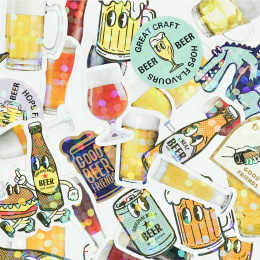 Hako Stickers Great Beer in the group Hobby & Creativity / Create / Stickers at Pen Store (134534)