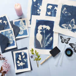 Mini DIY-kit Cyanotype Create your own cyanotype prints in the group Hobby & Creativity / Techniques / Cyanotype at Pen Store (134600)