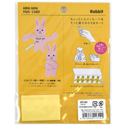 Mini cards Rabbit Pack of 5 in the group Hobby & Creativity / Holidays and seasons / Cards and envelopes at Pen Store (134624)